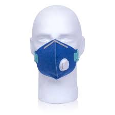 Máscara Respirador Azul Lubeka PFF2 C/ Válvula - 38829