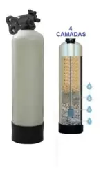Filtro Abrandador P/ Água Dura Reduz Calcário Cálcio Gbf617a